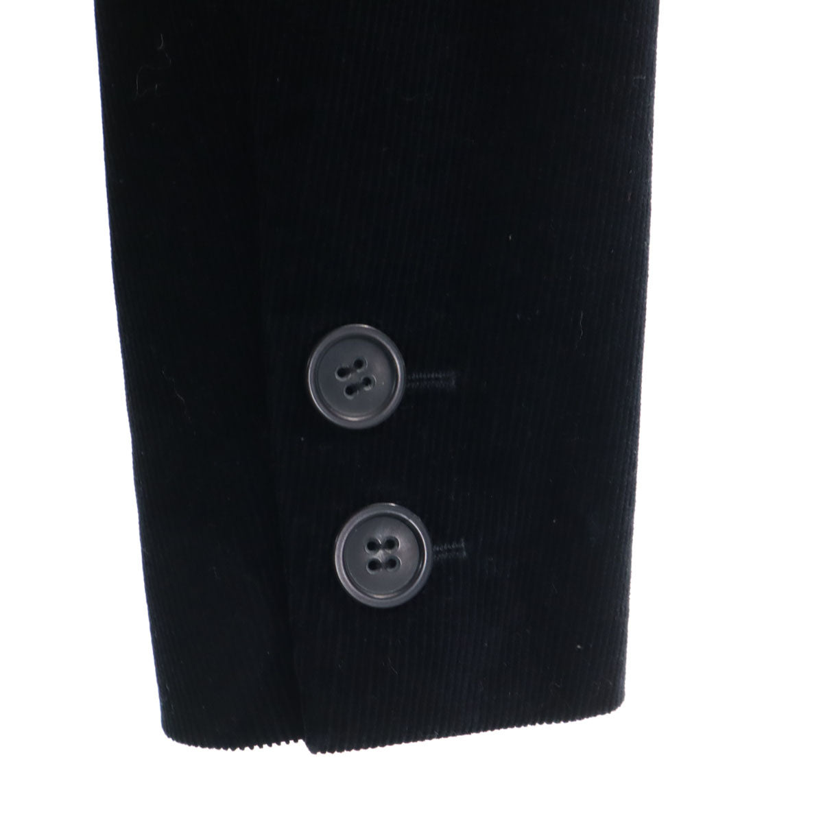 JIL SANDER ジルサンダー ドイツ製 コーデュロイ テーラードジャケット 34 ブラック レディース