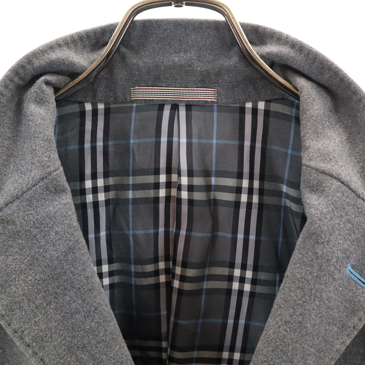 BURBERRY BLACK LABEL バーバリーブラックレーベル テーラードジャケット L グレー 三陽商会 メンズ