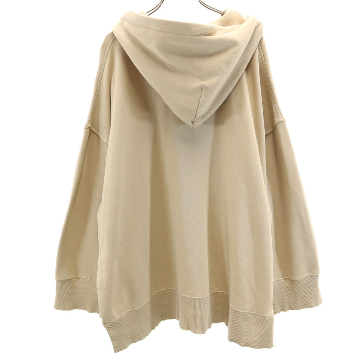 Polo by Ralph Lauren ポロバイラルフローレン 長袖 スピンドルネック スウェットパーカー XS ベージュ 裏起毛 レディース