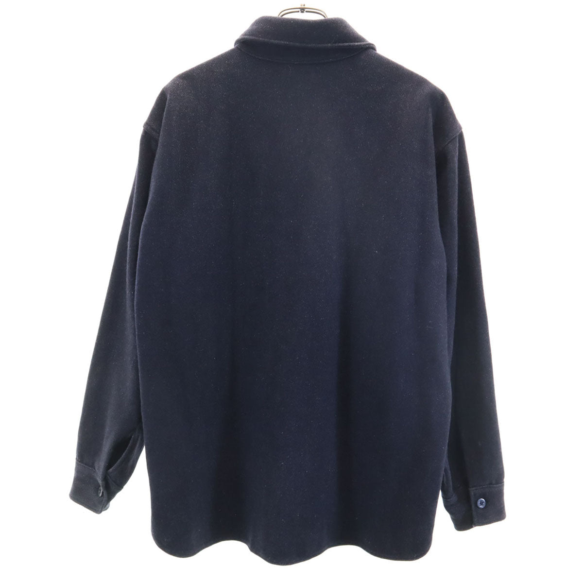 70s ヴィンテージ 長袖 CPO シャツ 濃紺 アンカーボタン メンズ