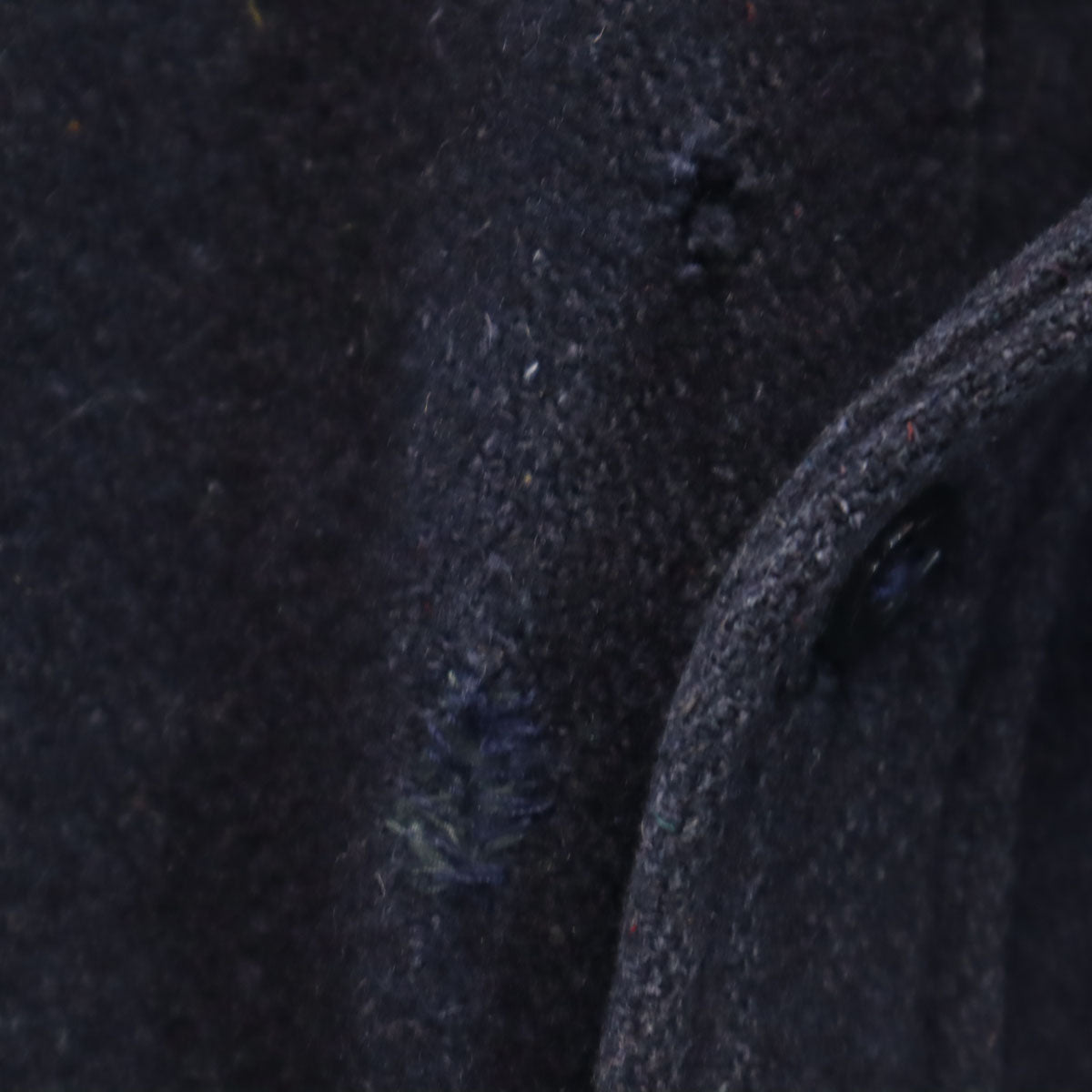 70s ヴィンテージ 長袖 CPO シャツ 濃紺 アンカーボタン メンズ