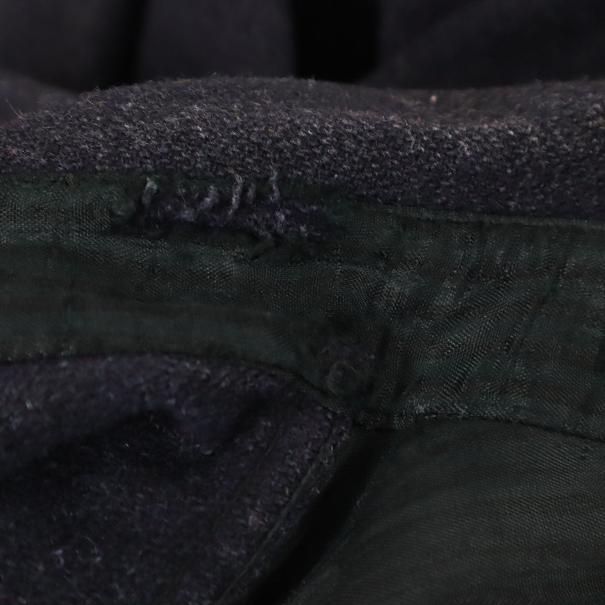 70s ヴィンテージ 長袖 CPO シャツ 濃紺 アンカーボタン メンズ