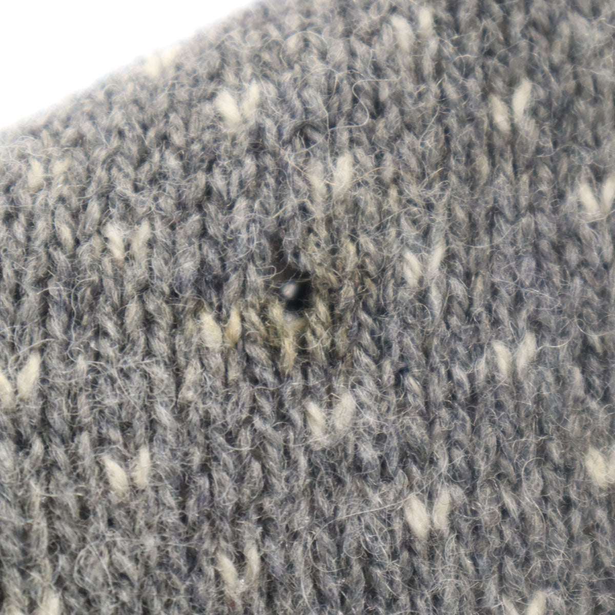 L.L.Bean エルエルビーン 80s USA製 ヴィンテージ ノルディック柄 長袖 ニットカーディガン M グレー アウトドア レディース