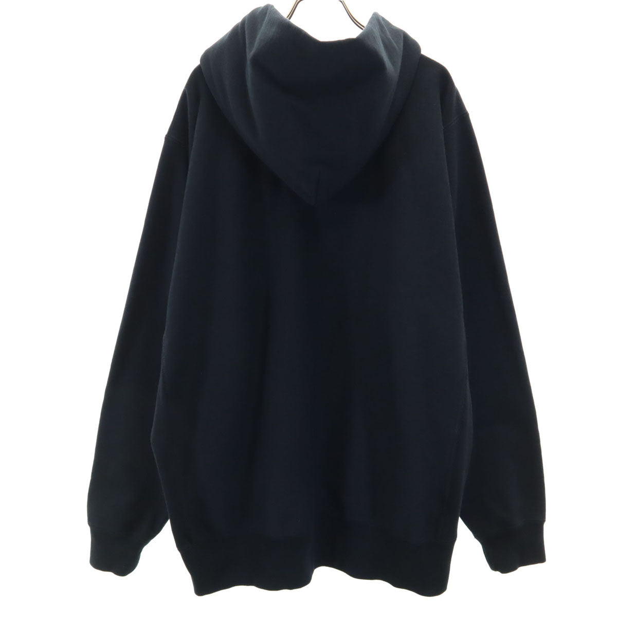 Wasted Youth ウェイステッドユース 長袖 スウェット ジップパーカー XXL 黒 裏起毛 ビックサイズ メンズ