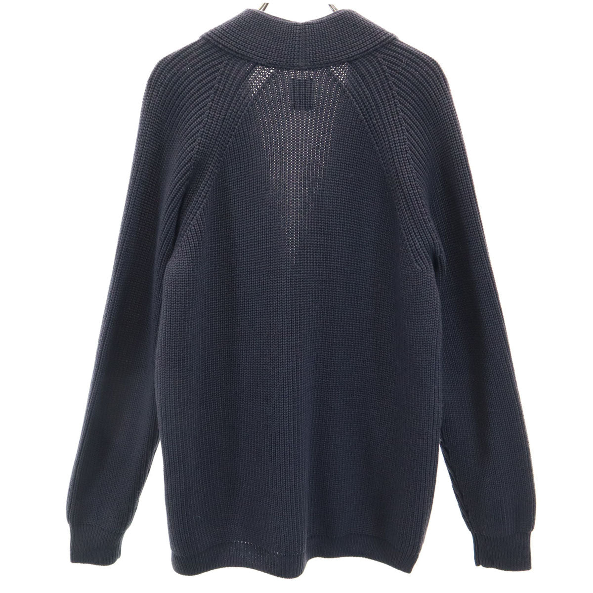 BATONER バトナー 日本製 ウール 長袖 ニットカーディガン 1 グレー 厚手 メンズ