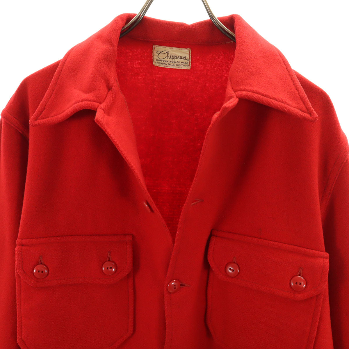 Chippewa チペワ 50s ヴィンテージ 長袖 シャツ レッド メンズ