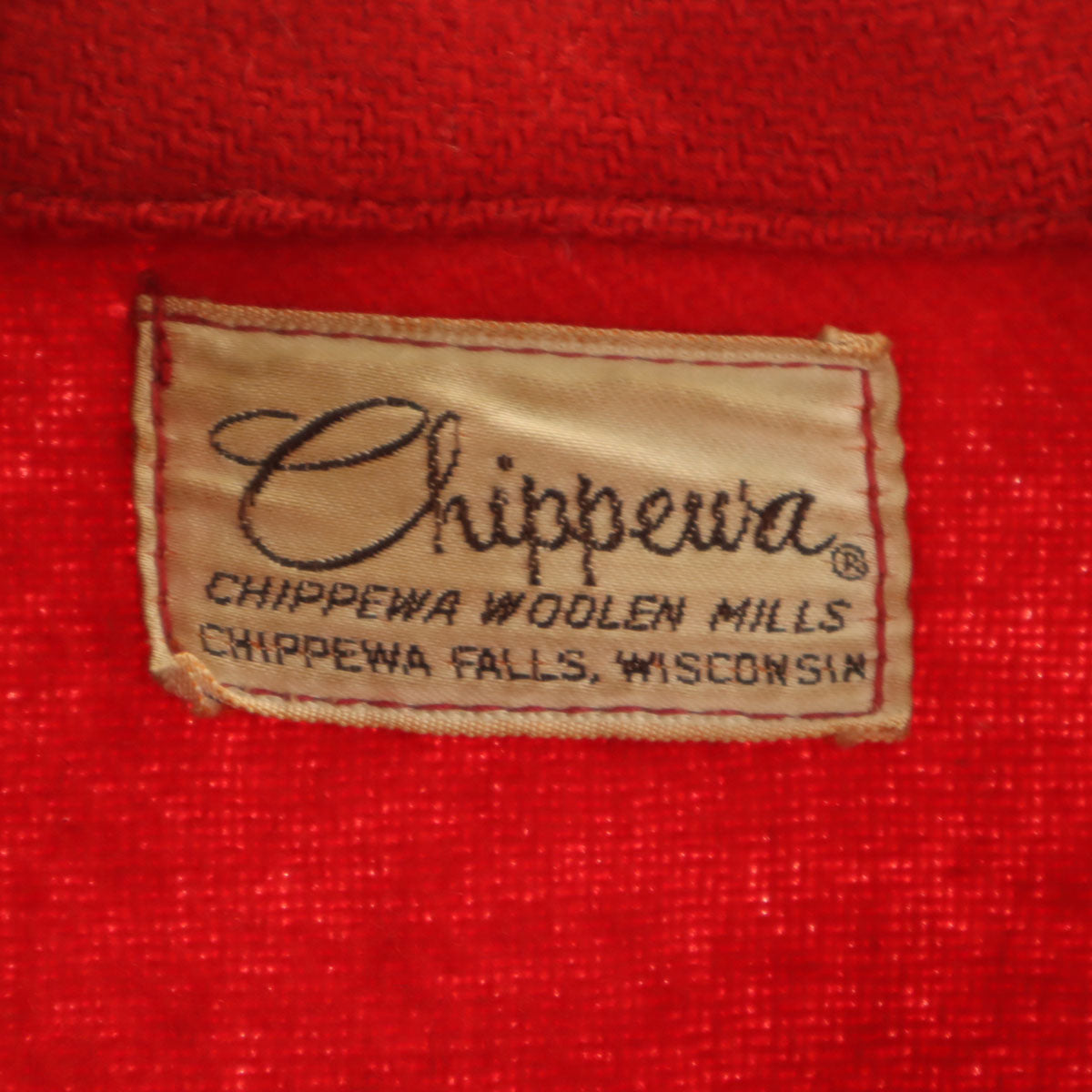 Chippewa チペワ 50s ヴィンテージ 長袖 シャツ レッド メンズ