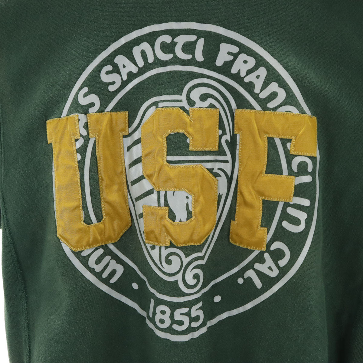 Champion チャンピオン 90s USA製 オールド 刺繍タグ 長袖 スウェット XL グリーン系 メンズ