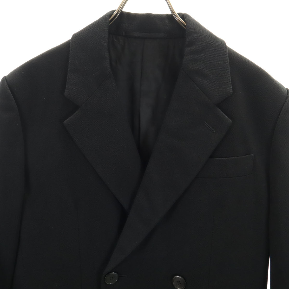 PRADA プラダ イタリア製 テーラードジャケット 48R ブラック メンズ