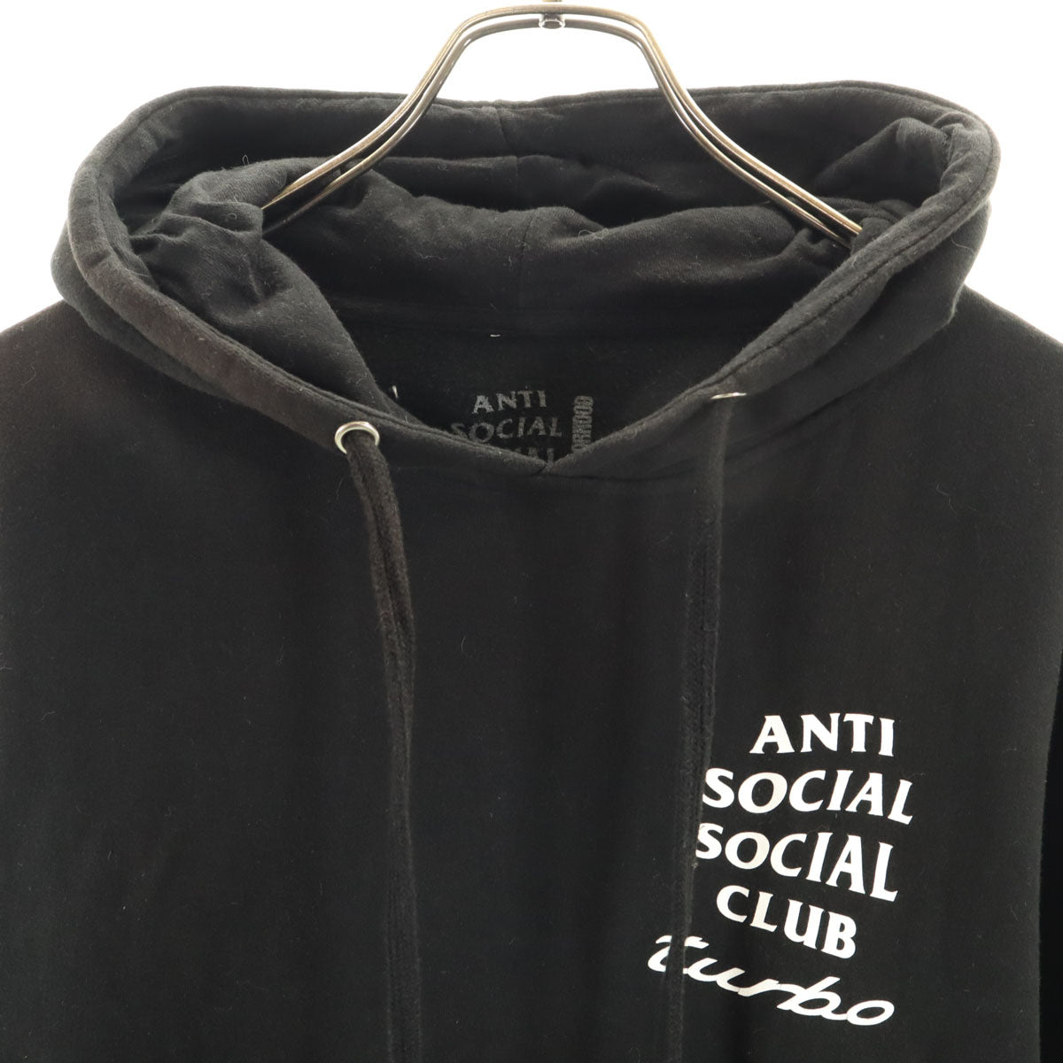 ANTI SOCIAL SOCIAL CLUB アンチソーシャルソーシャルクラブ ネイバーフッド NEIGHBORHOOD コラボ USA製 長袖 スウェットパーカー S ブラック メンズ