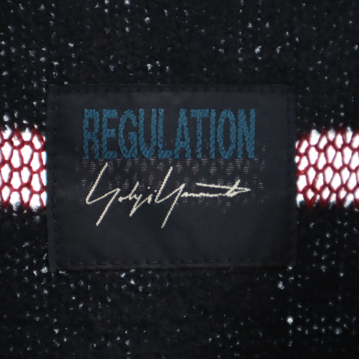 REGULATION yohji yamamoto レギュレーション ヨウジヤマモト ボーダー柄 長袖 ニット 2 ネイビー メンズ