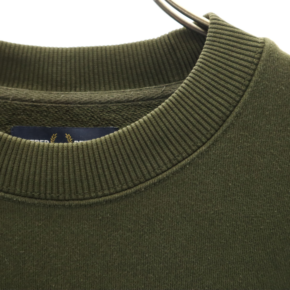 FRED PERRY フレッドペリー 長袖 トレーナー S カーキ メンズ