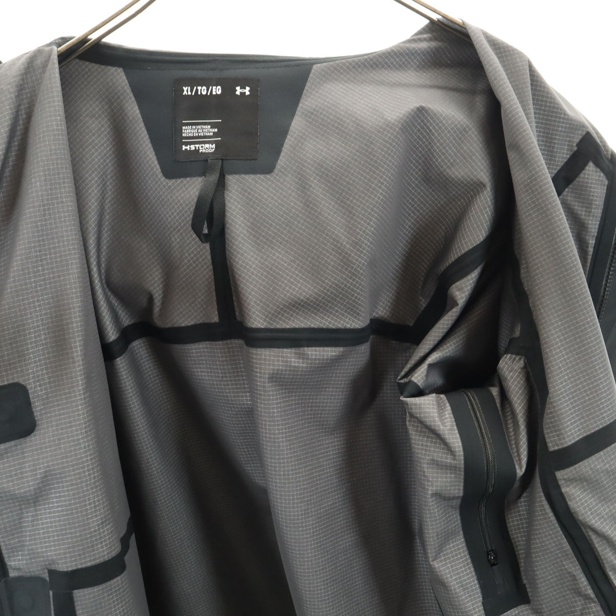 UNDER ARMOUR アンダーアーマー 24AW UA シティ ジャケット XL 黒 STORM メンズ