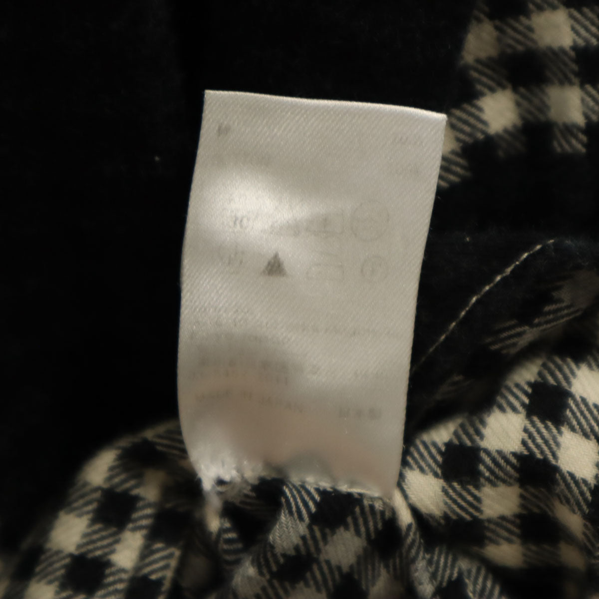 Sae shirts 日本製 チェック柄 長袖 ネルシャツ 42 ブラック メンズ