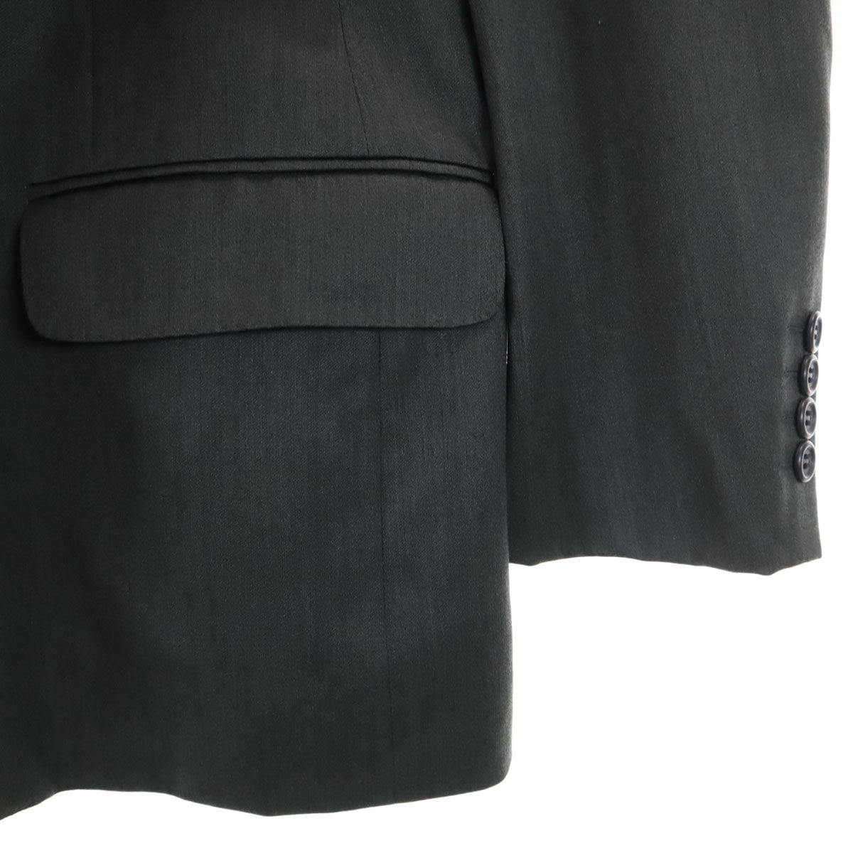 GIVENCHY ジバンシィ 90s ウール オールド スーツ 上下 セットアップ グレー メンズ