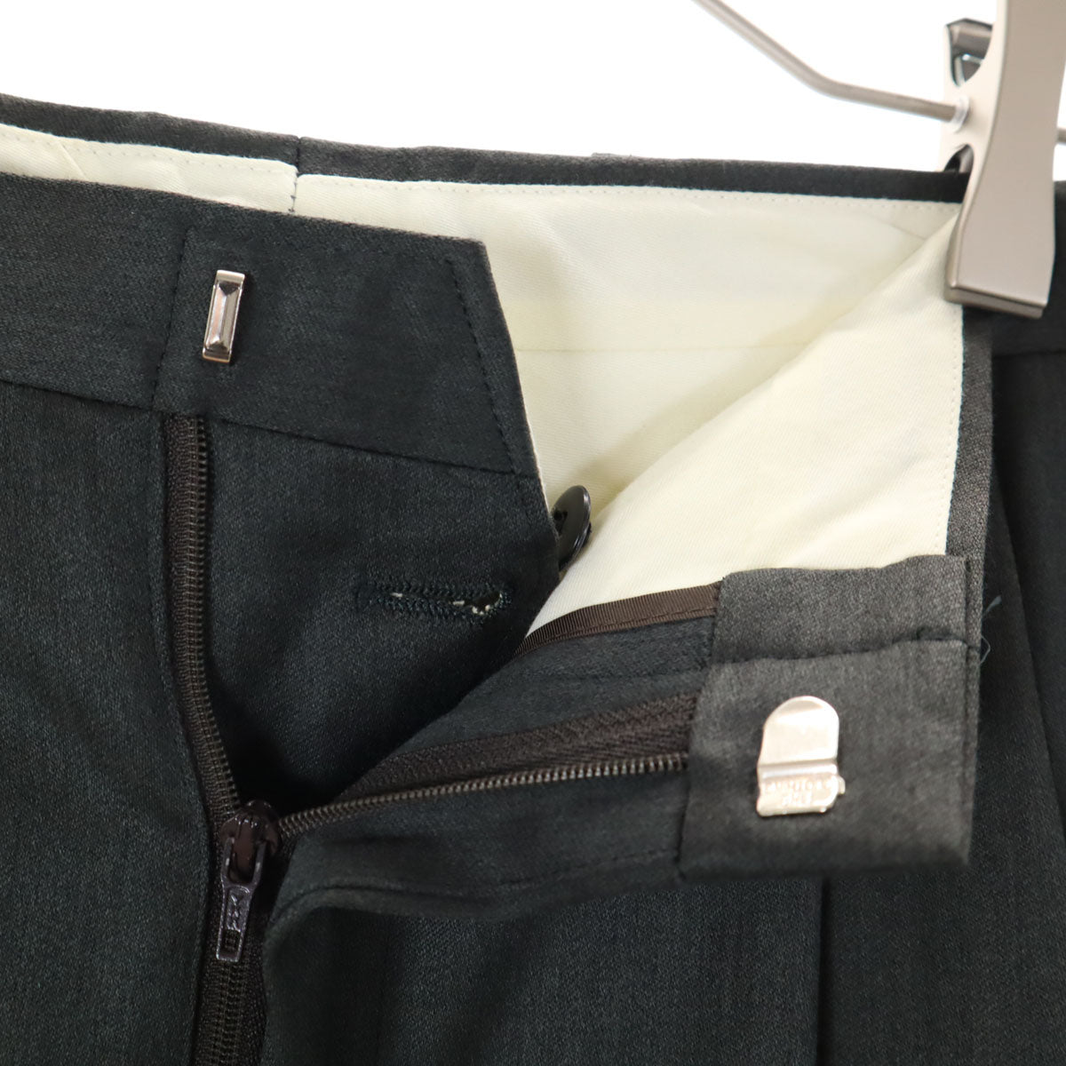 GIVENCHY ジバンシィ 90s ウール オールド スーツ 上下 セットアップ グレー メンズ