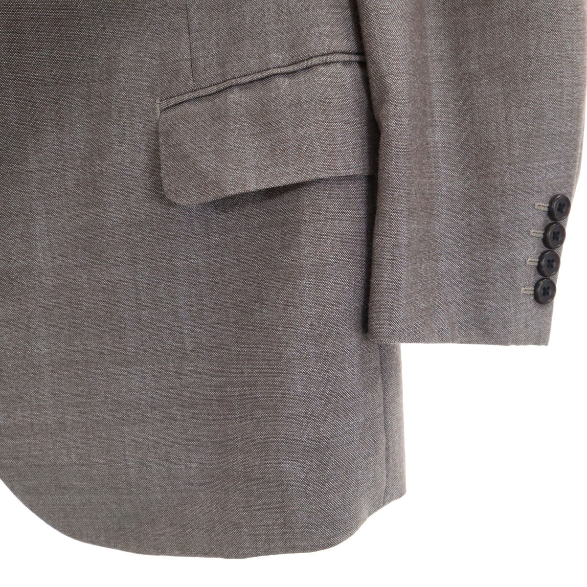 Burberrys バーバリーズ 90s ウールブレンド オールド スーツ 上下 セットアップ AB3 グレー 3ピース メンズ