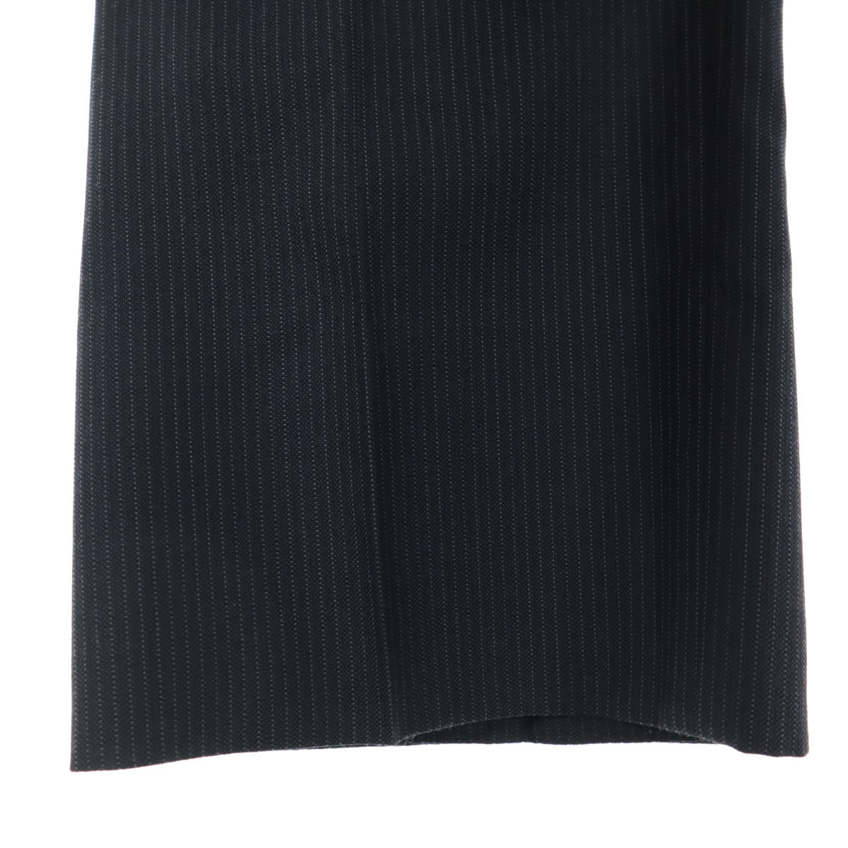 BURBERRY BLACK LABEL バーバリーブラックレーベル ウールブレンド ストライプ柄 スーツ 上下 セットアップ L/82 グレー 三陽商会 3ピース メンズ