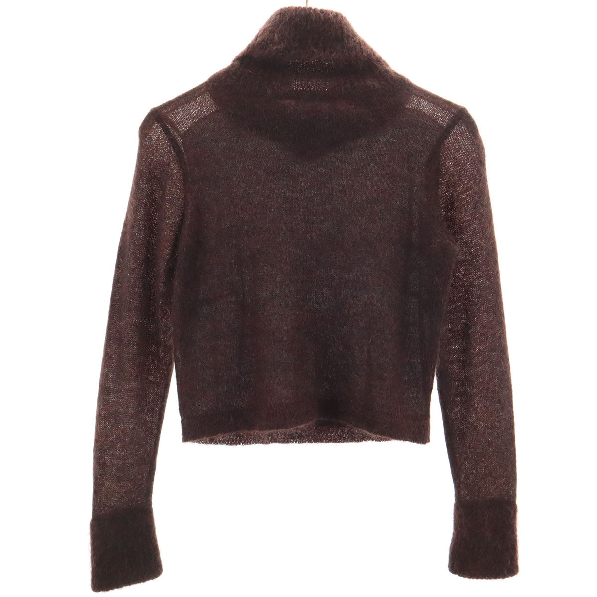 ETRO エトロ 長袖 ニット 38 パープルブラウン レディース