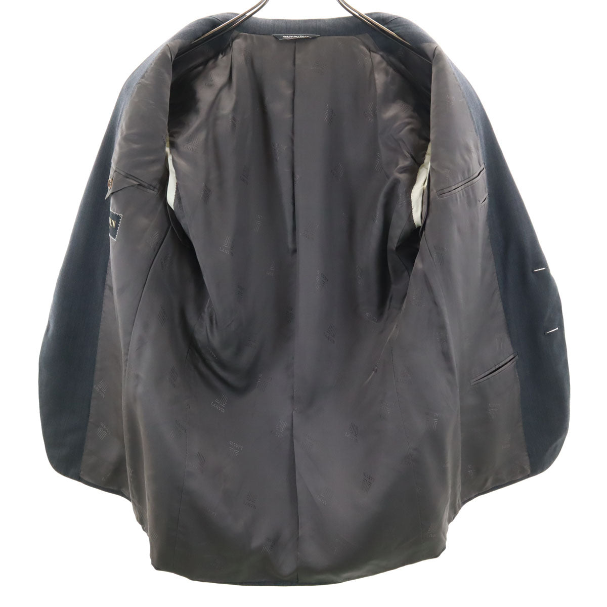 LANVIN BOUTIQUE ランバンブティック 90s イタリア製 オールド テーラードジャケット 48 グレー メンズ