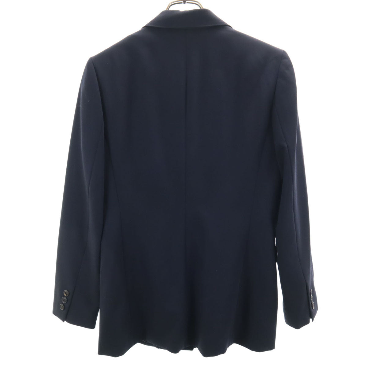 BURBERRY LONDON バーバリーロンドン シルクブレンド テーラードジャケット 38 ネイビー 三陽商会 レディース