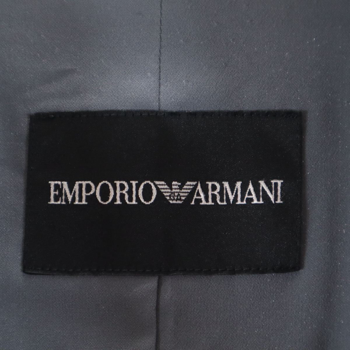 Emporio Armani エンポリオアルマーニ ブルガリア製 テーラードジャケット 42 グレー レディース