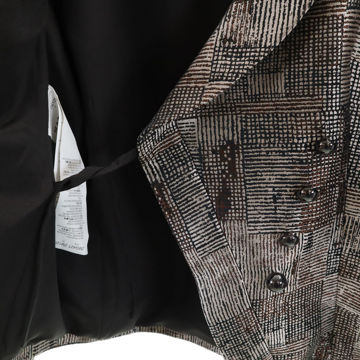 ARMANI COLLEZIONI アルマーニ コレツィオーニ イタリア製 テーラードジャケット 46 ベージュ系 レディース