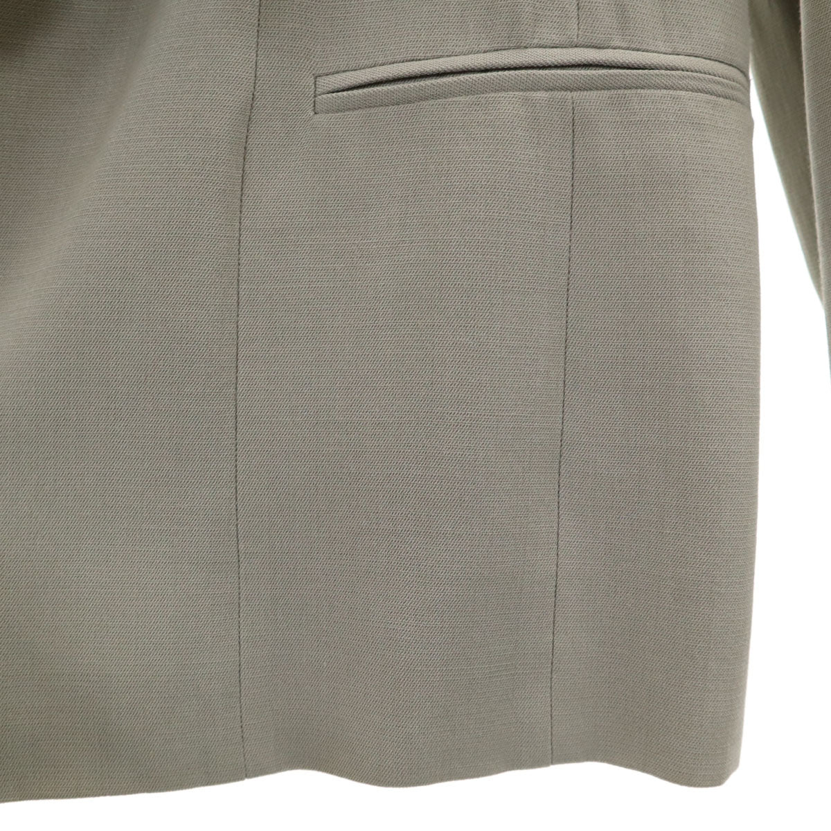 ARMANI COLLEZIONI アルマーニ コレツィオーニ イタリア製 テーラードジャケット 40 ライトグレー系 レディース