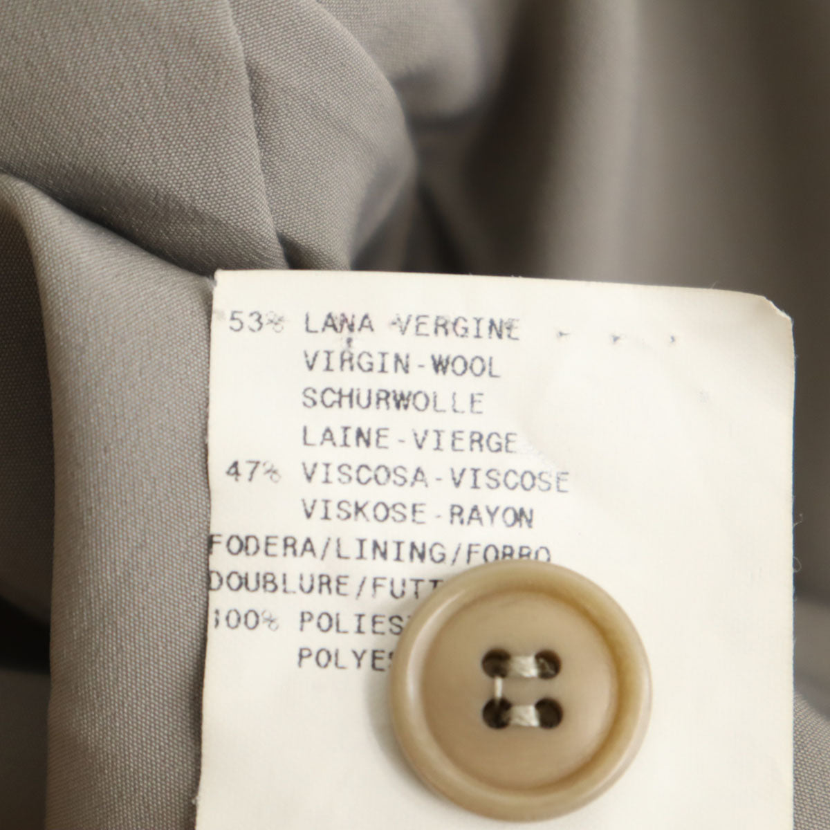 ARMANI COLLEZIONI アルマーニ コレツィオーニ イタリア製 テーラードジャケット 40 ライトグレー系 レディース