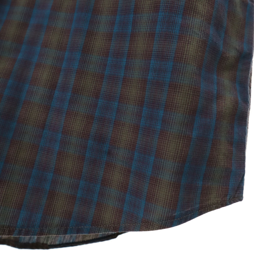 MARC JACOBS マークジェイコブス 2011年モデル イタリア製 チェック柄 長袖 ボタンダウンシャツ 46 ブルー メンズ