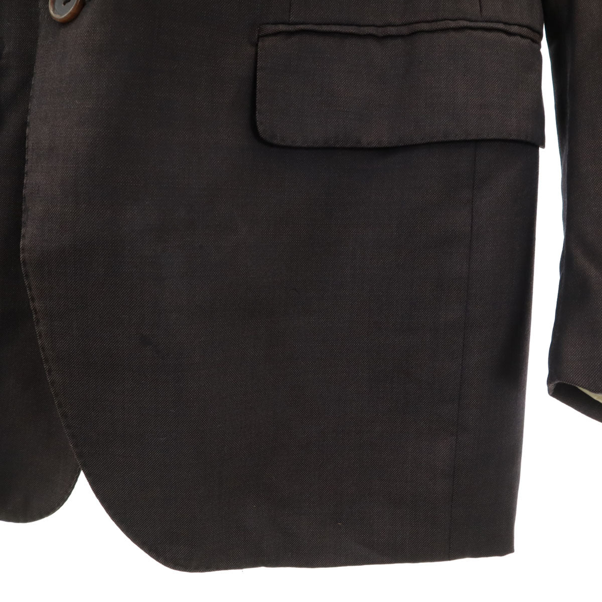 LANVIN ランバン 90s イタリア製 オールド テーラードジャケット 48 ブラウン系 メンズ