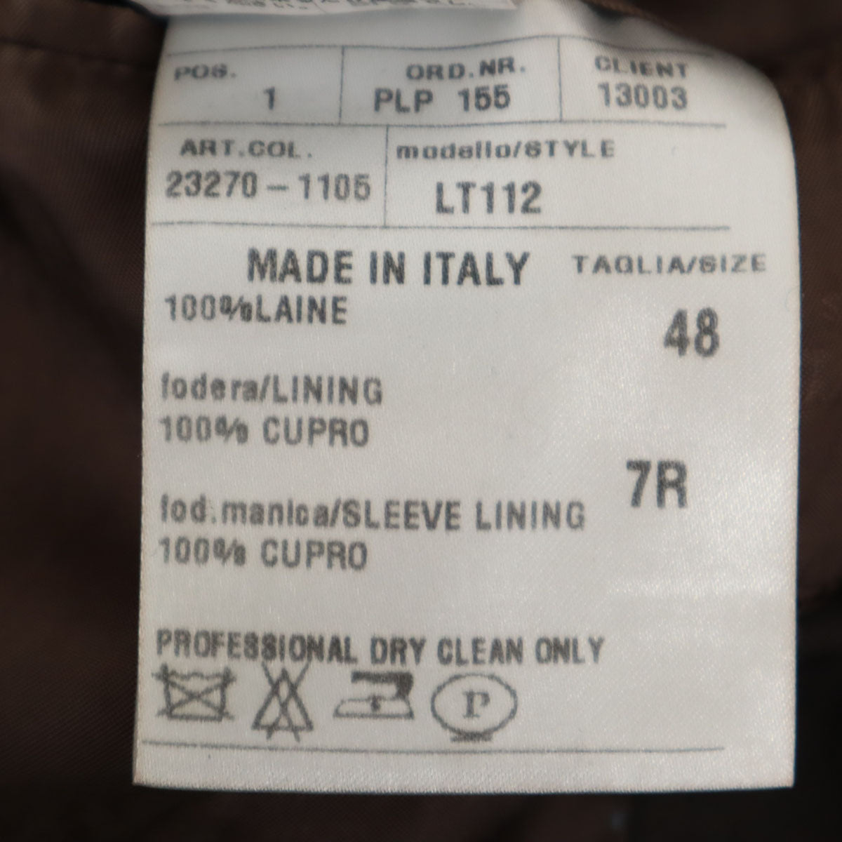 LANVIN ランバン 90s イタリア製 オールド テーラードジャケット 48 ブラウン系 メンズ