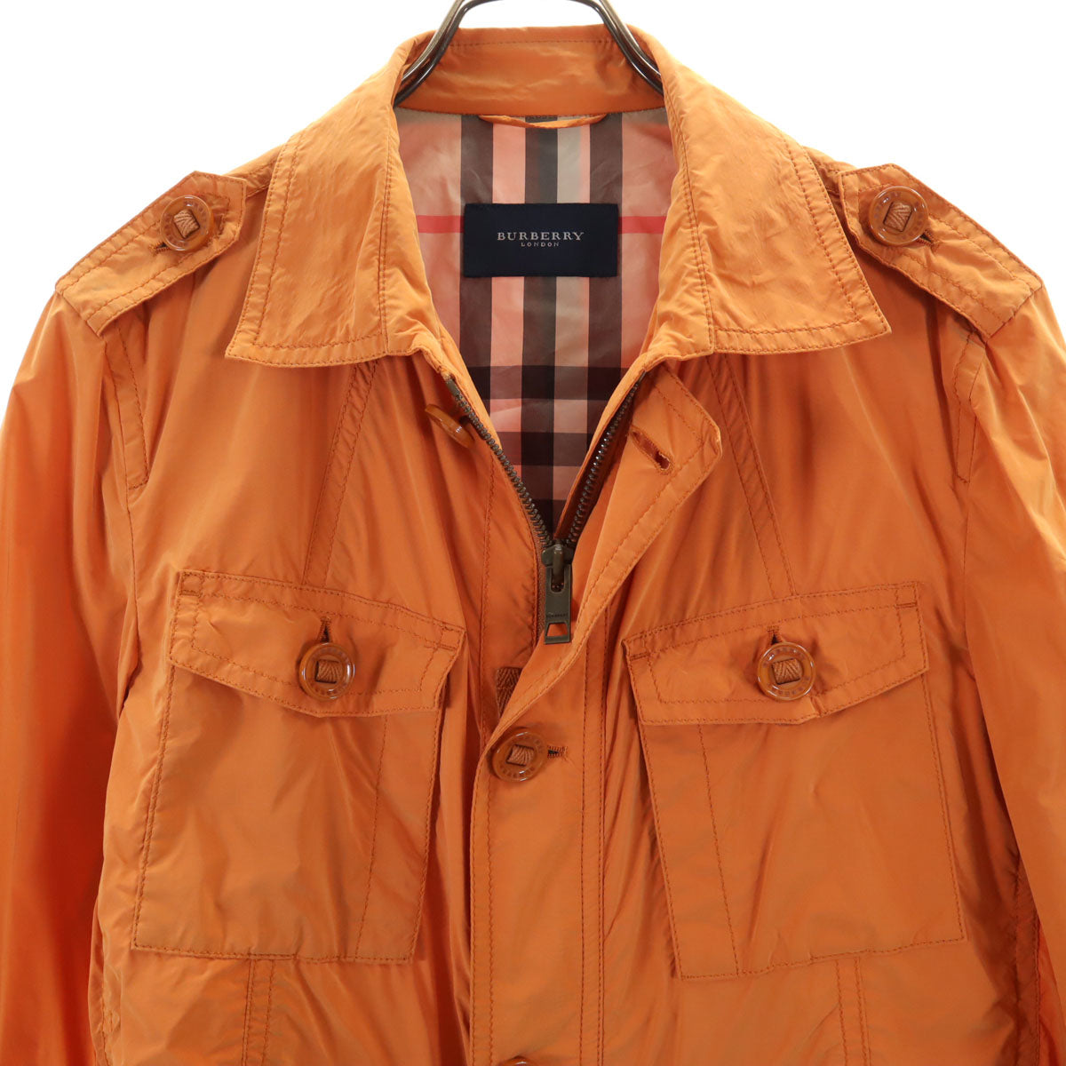 BURBERRY バーバリー ジャケット M オレンジ 三陽商会 メンズ