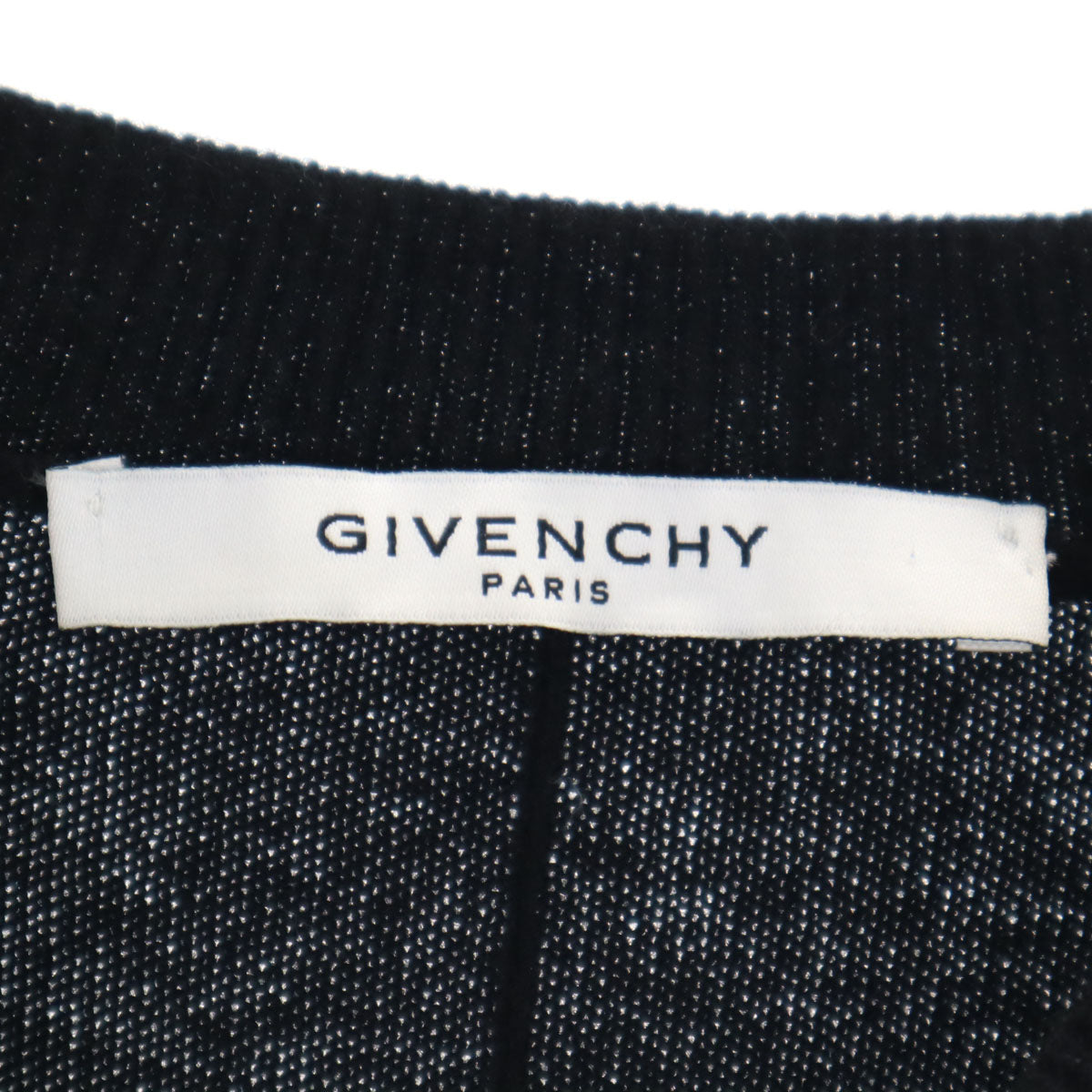 GIVENCHY ジバンシィ イタリア製 カシミヤ100% 長袖 セーター XS ブラック ニット レディース