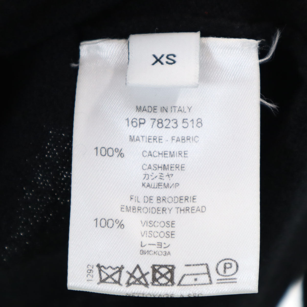 GIVENCHY ジバンシィ イタリア製 カシミヤ100% 長袖 セーター XS ブラック ニット レディース