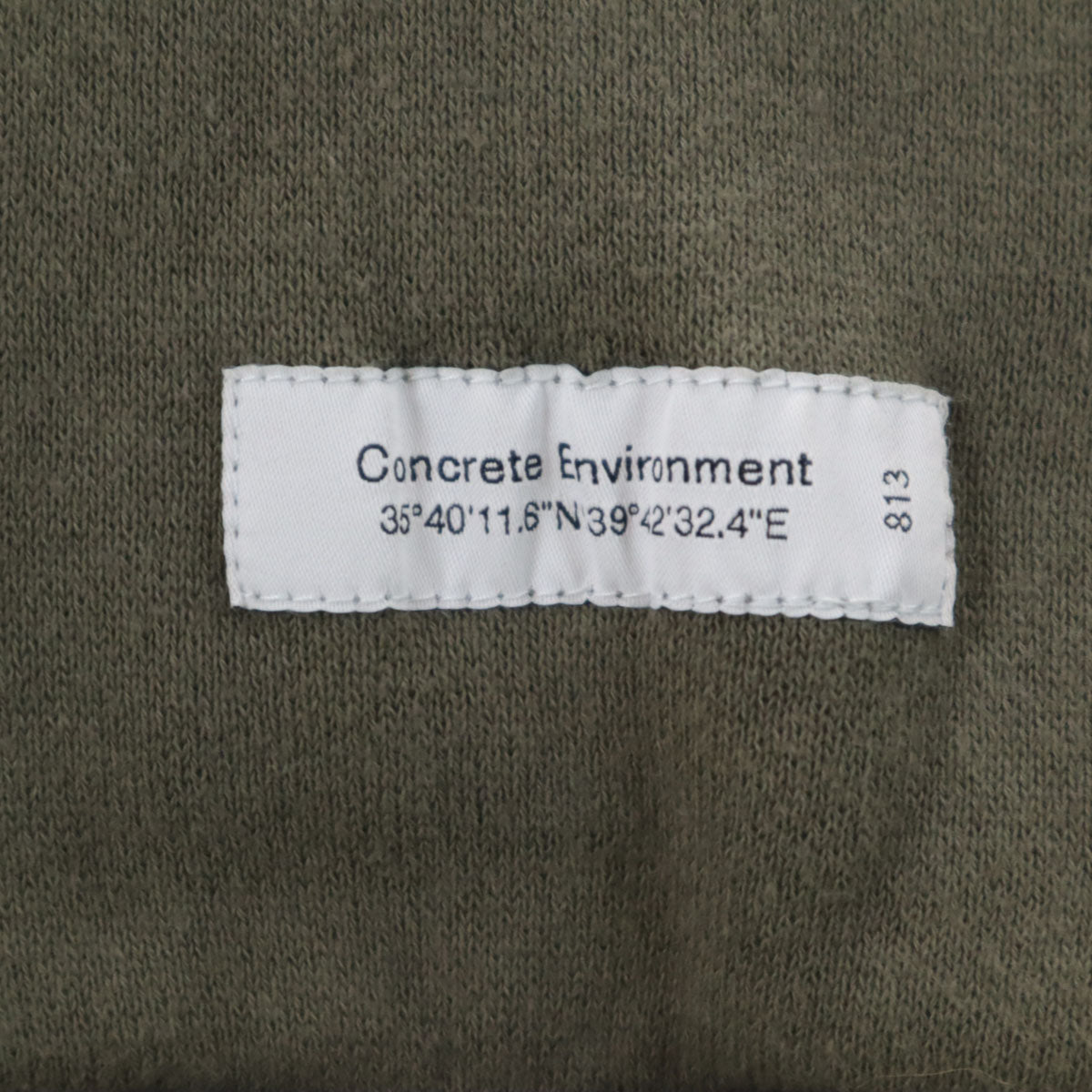 WTAPS ダブルタップス 日本製 長袖 スウェット トレーナー 2 オリーブ系 裏起毛 アシメ メンズ