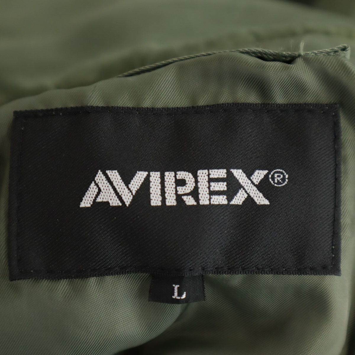 AVIREX アヴィレックス CWU-36P トップガンモデル フライトジャケット L カーキ メンズ