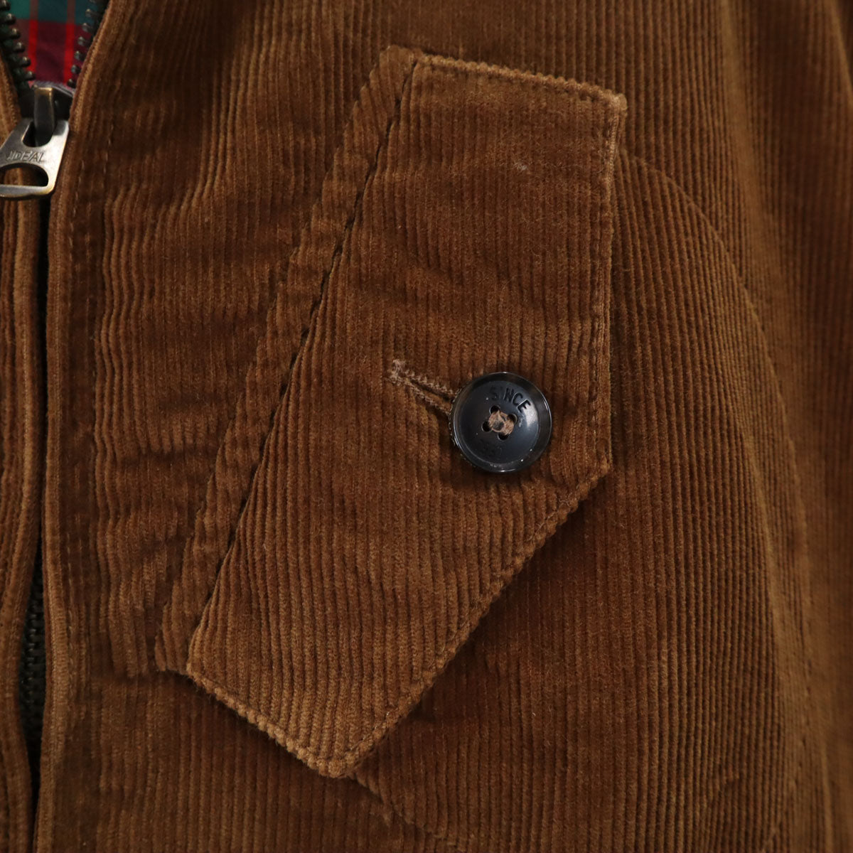 BARACUTA バラクータ コーデュロイ ハリントン ジャケット 36 ブラウン スイングトップ メンズ