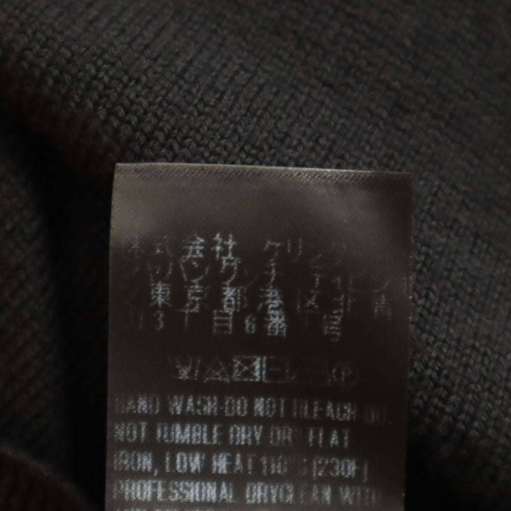 GUCCI グッチ イタリア製 長袖 Vネック セーター S ブラック メンズ