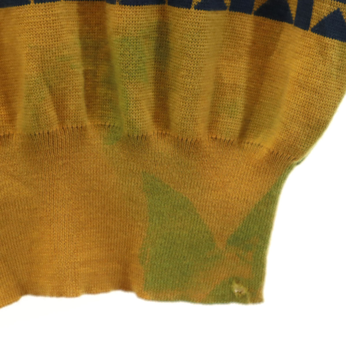 BALENCIAGA バレンシアガ 90s ウール100% オールド 長袖 セーター M ネイビー系 ニット メンズ