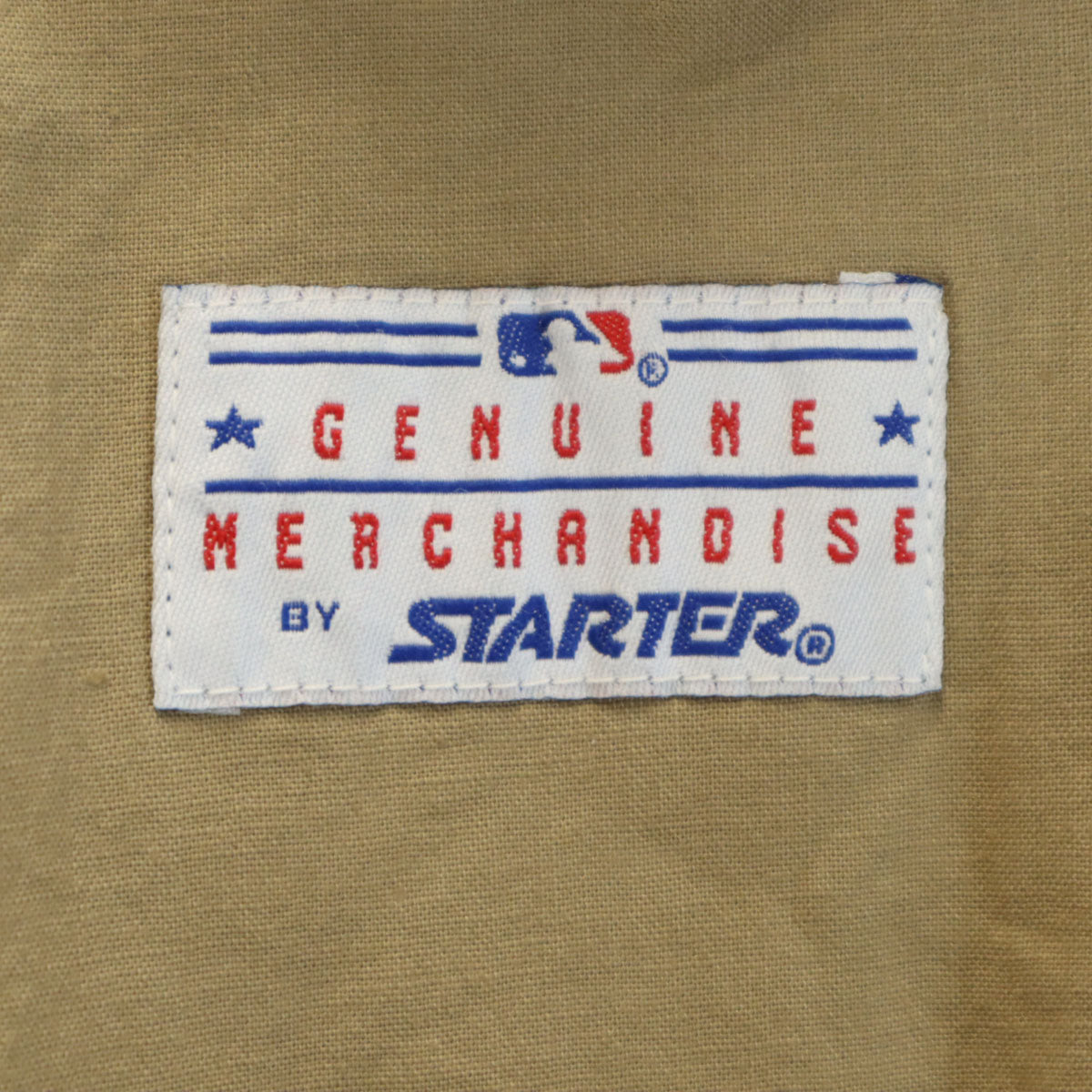 COOPERSTOWN クーパーズタウン コットンリネンブレンド ストライプ柄 ニューヨークヤンキース スタジャン M ネイビー系 バック刺繍 メンズ