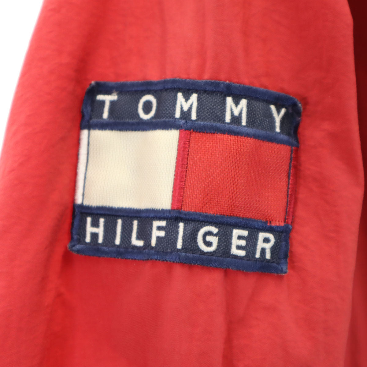 TOMMY HILFIGER トミーヒルフィガー 90s オールド フラッグタグ ナイロンジャケット S レッド メンズ