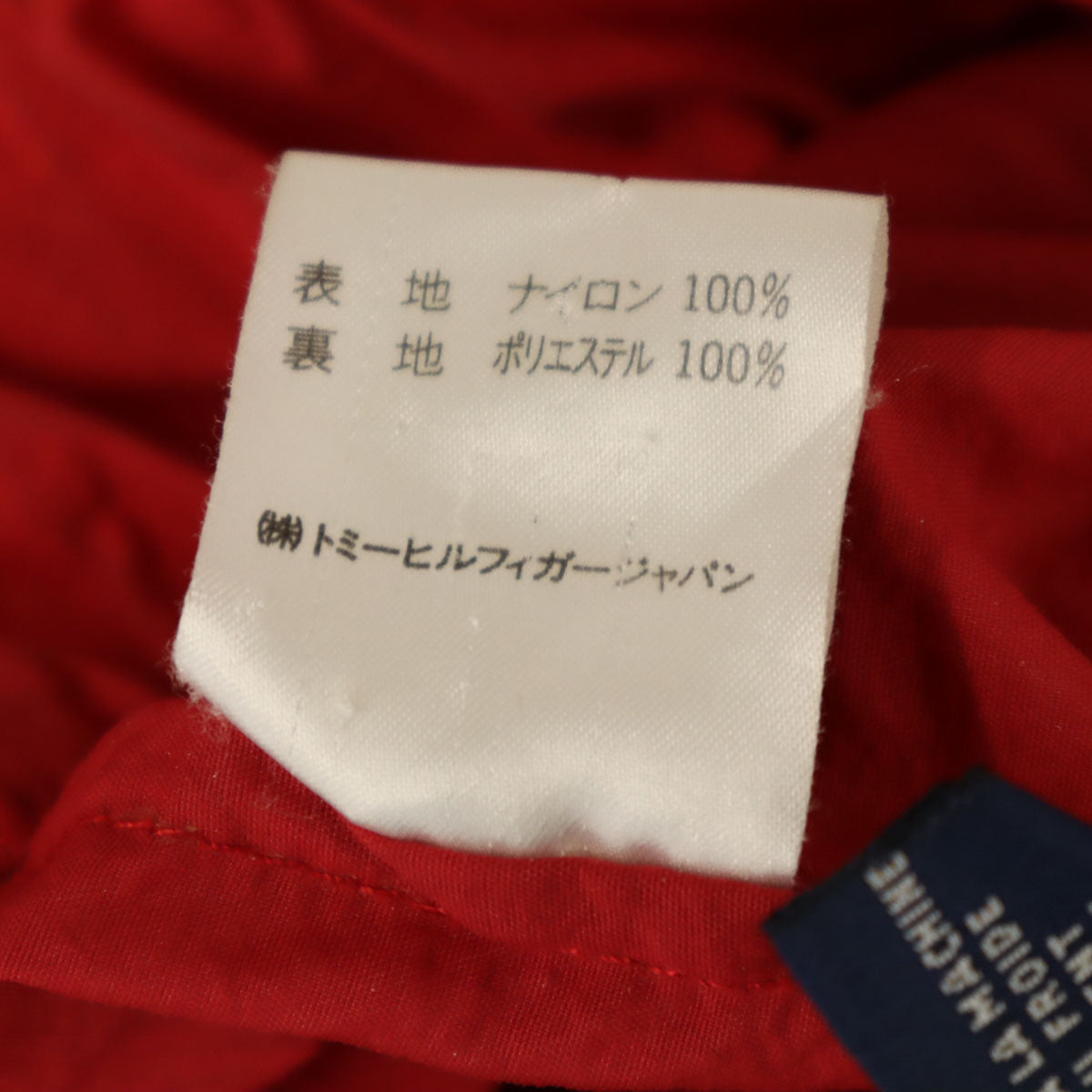 TOMMY HILFIGER トミーヒルフィガー 90s オールド フラッグタグ ナイロンジャケット S レッド メンズ