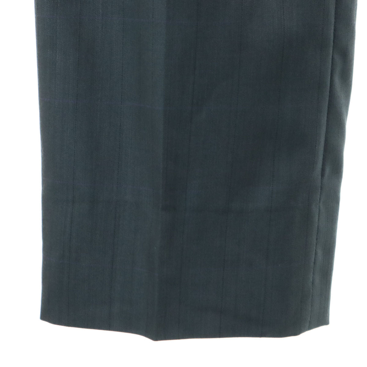 Pierre Cardin ピエールカルダン ストライプ柄 スーツ 上下 セットアップ 90A4 チャコールグレー ダブルジャケット ツータックパンツ メンズ