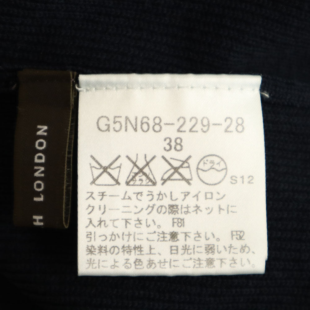 MACKINTOSH LONDON マッキントッシュロンドン 長袖 タートルネック セーター 38 ネイビー 三陽商会 レディース