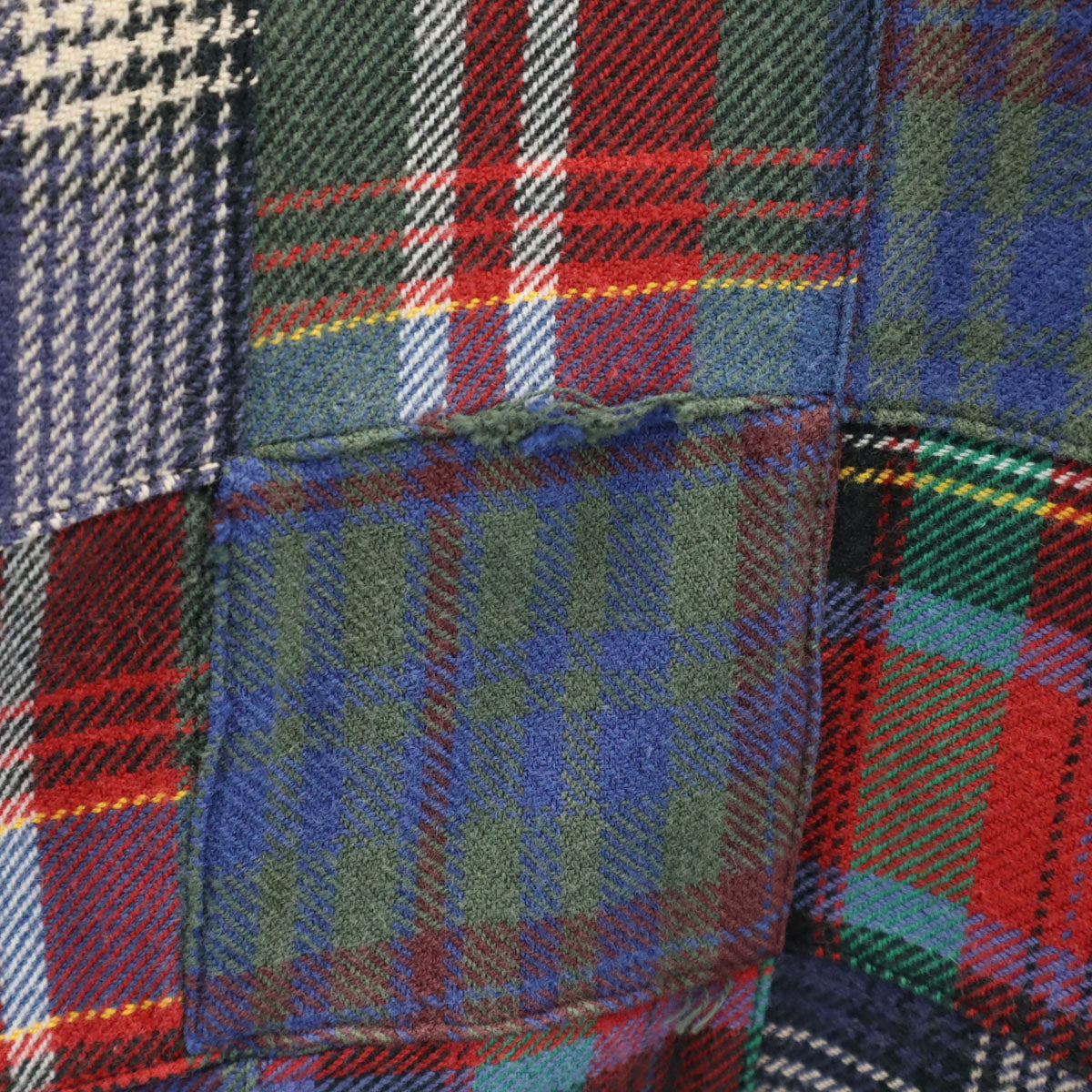 Polo by Ralph Lauren ポロバイラルフローレン チェック柄 長袖 WOODSMAN WS パッチワーク ネルシャツ L マルチ エルボーパッチ メンズ