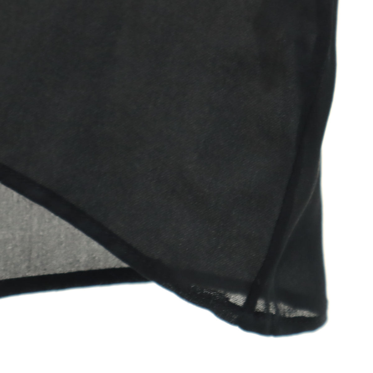 ETRO エトロ イタリア製 シルク 長袖 シアー フリル ブラウス 44 ブラック シャツ レディース