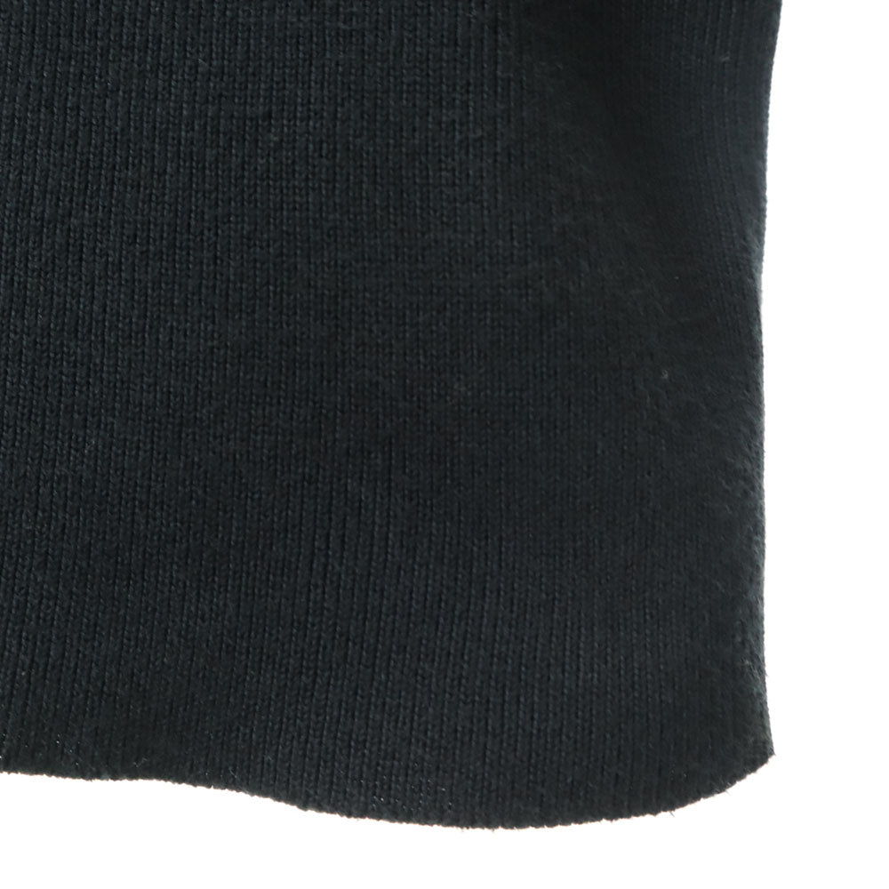 Yohji Yamamoto ヨウジヤマモト 80s 日本製 腹巻きリブ ヴィンテージ 長袖 モックネック カットソー ブラック メンズ