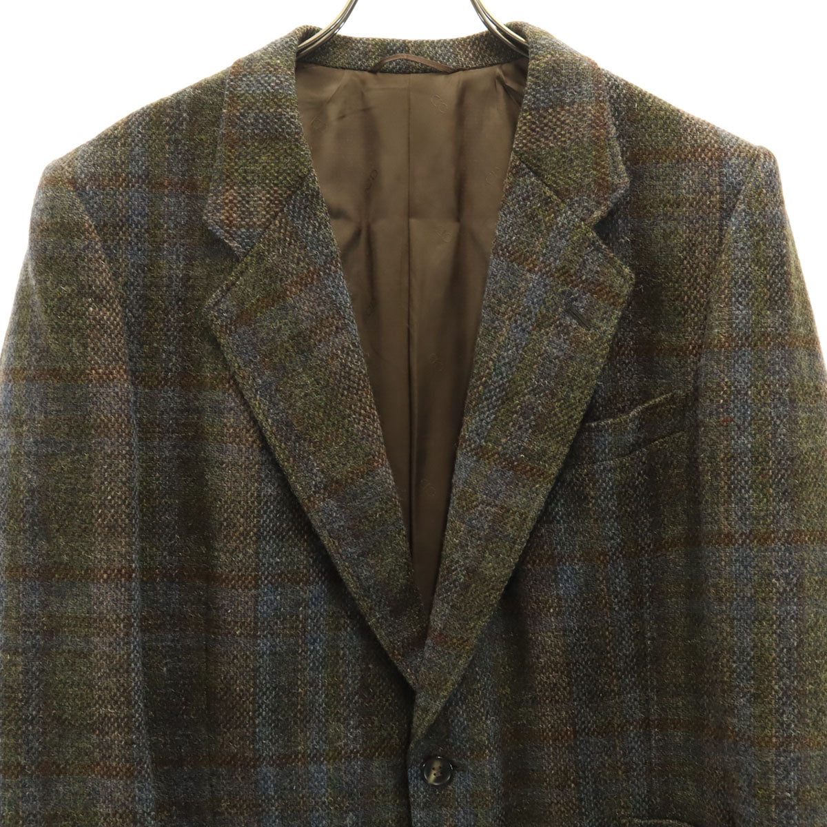 Christian Dior MONSIEUR クリスチャンディオール ムッシュ 90s オールド ツイード テーラードジャケット 100-94-170 ブラウン系 メンズ