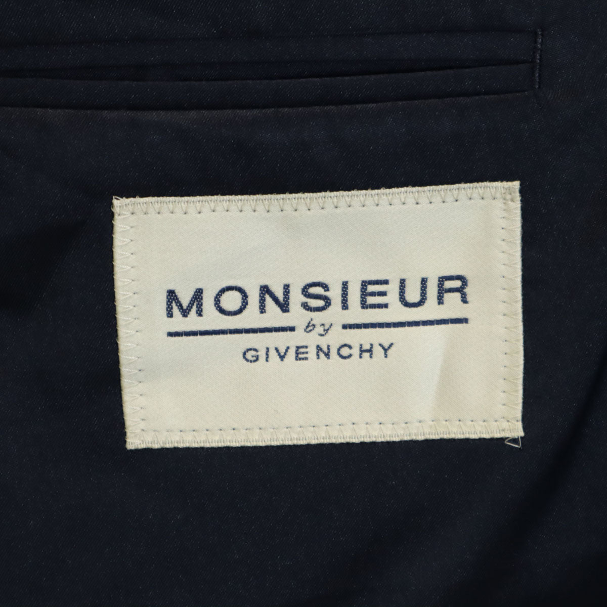 GIVENCHY ジバンシィ 90s オールド ダブル テーラードジャケット 濃紺 メンズ